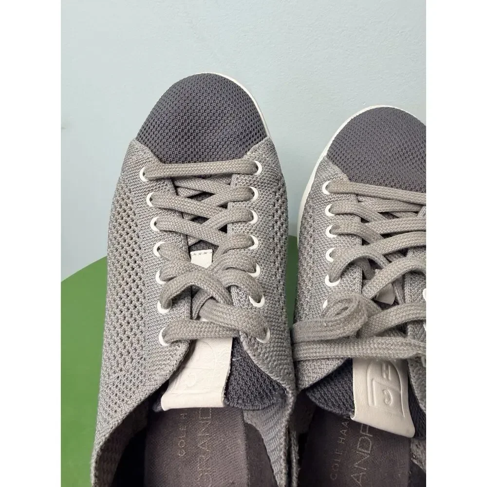 Cole Haan Women's Grandpro Gray tennis knit mesh‎ stitchlite Sneakers Size 8.5 B